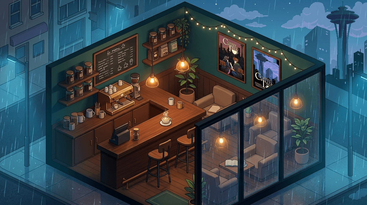 Illustration for Coffee Talk: Is This 'Cozy' Game Actually for Kids?