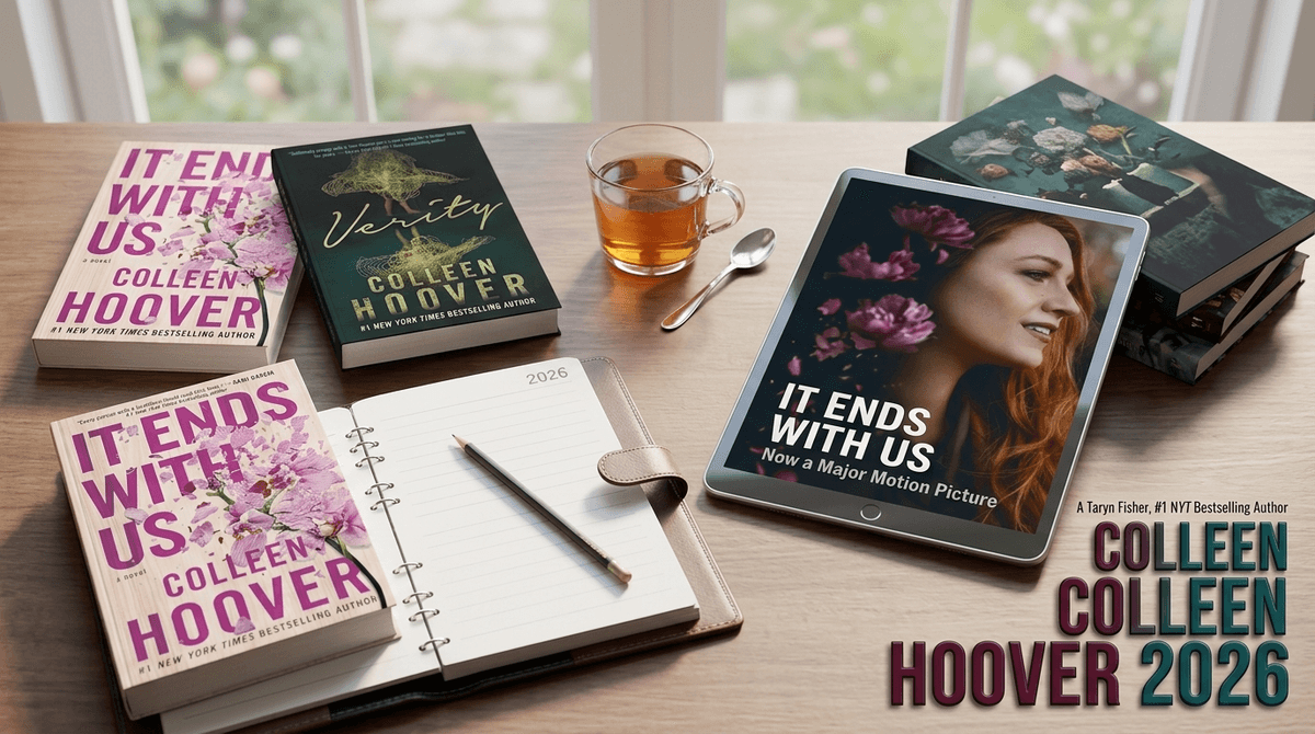 Illustration for The Parent's Guide to Colleen Hoover: From BookTok Spice to Her 2026 Dark Thrillers