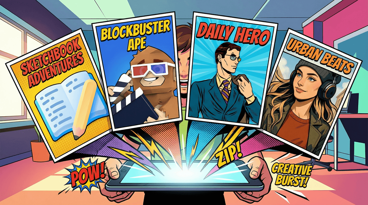 Illustration for 7 Best Comic Maker Apps for Kids (Including Pixton Alts)