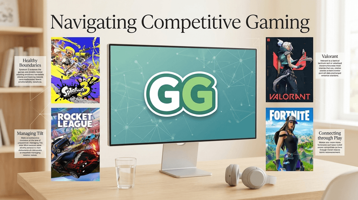 Illustration for From ‘Tilt’ to Teamwork: Navigating Competitive Gaming and Big Emotions