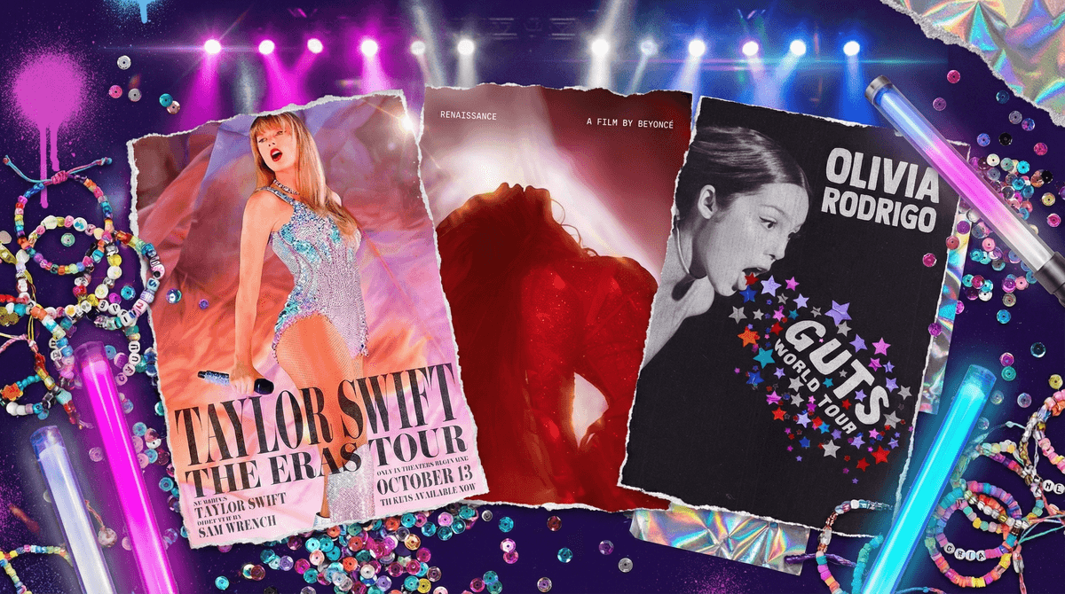Illustration for Concert Movies: When the Stadium Comes to the Theater