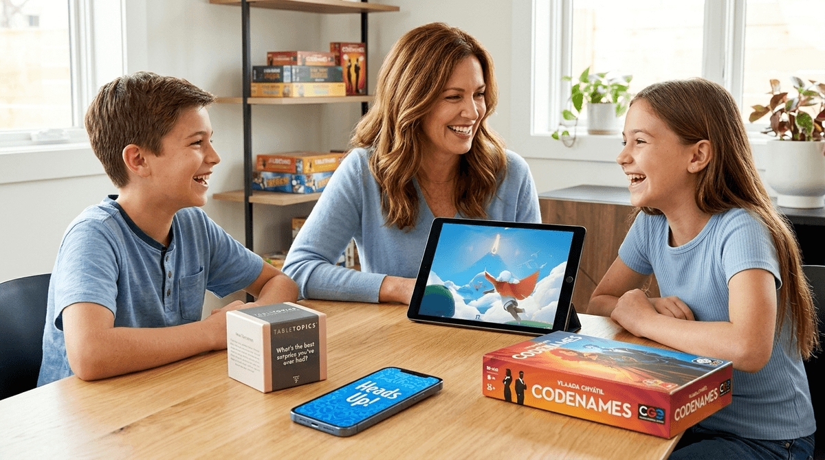 Illustration for Beyond "Fine": The Best Conversation Games for Family Connection