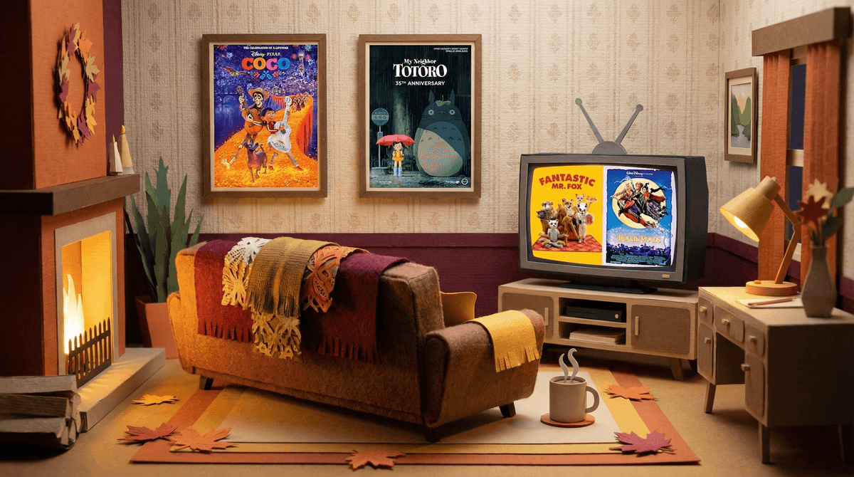 Illustration for Cozy Fall Family Movies: Your Guide to Screen Time That Brings Everyone Together