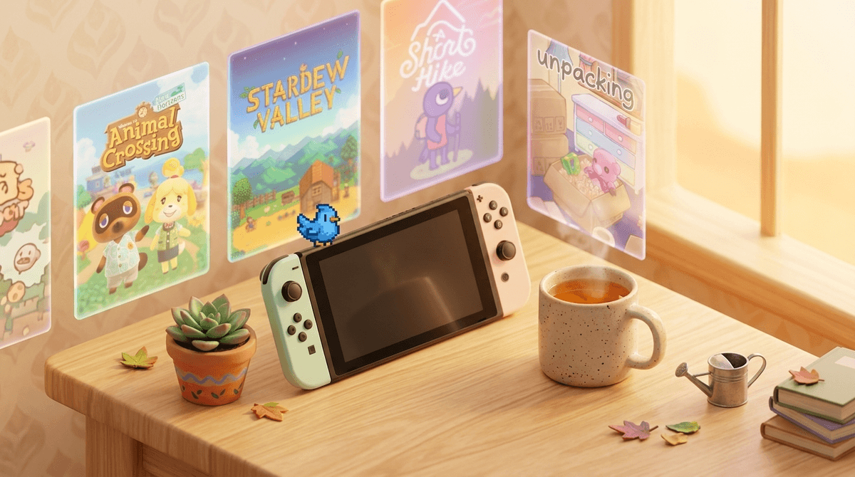 Illustration for Beyond the Battle Royale: A Parent’s Guide to Cozy Games