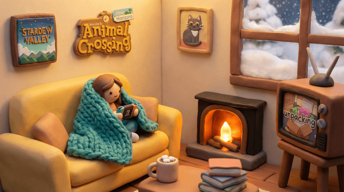 Illustration for Cozy Games for the Holidays: Low-Stress Gaming the Whole Family Can Enjoy