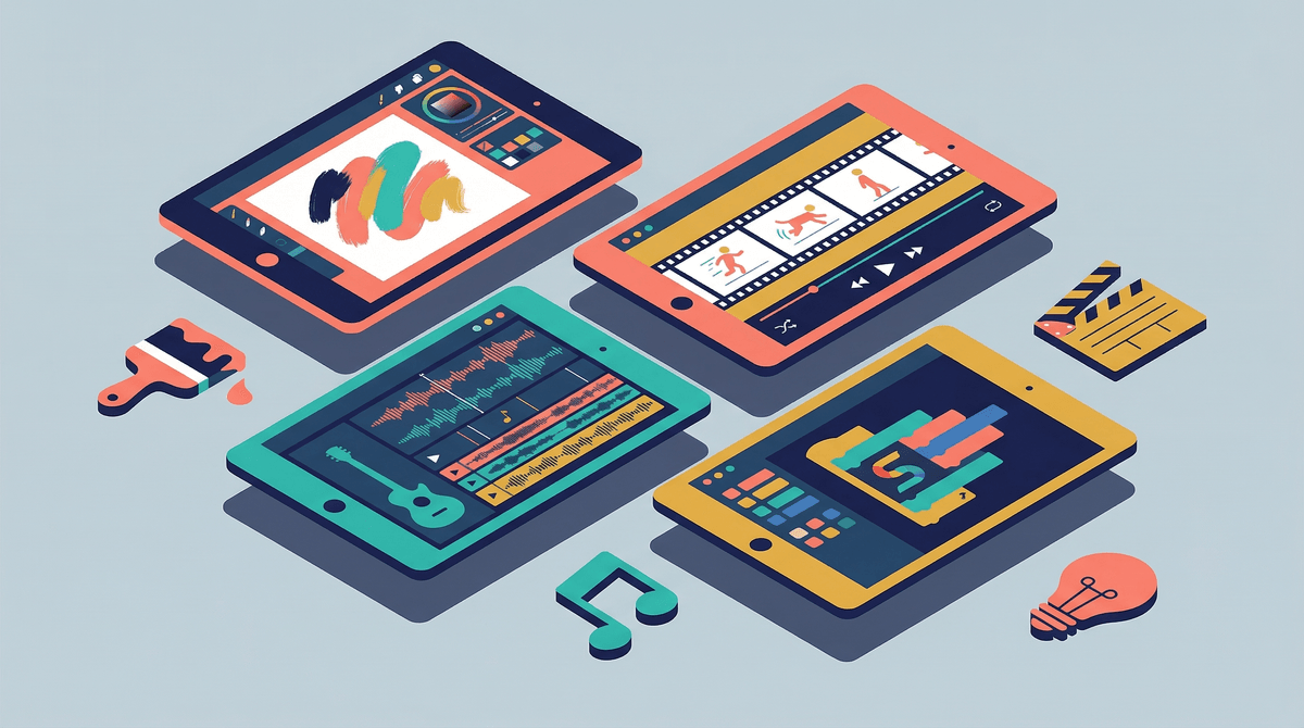 Illustration for Creative Apps for Kids: Where Learning Meets Making