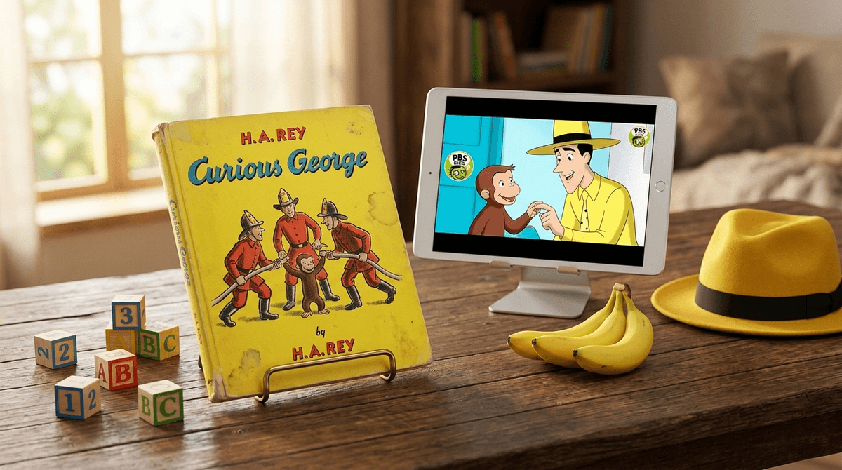 Illustration for Curious George: A Parent’s Guide to Monkey Business