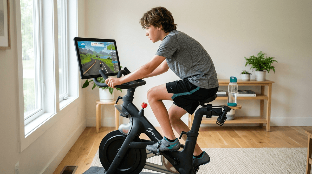 Illustration for Cycling Video Games Help Teens Lose Weight but Fail to Boost Fitness