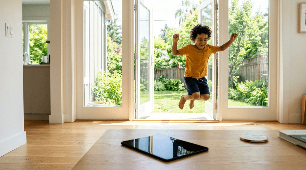 Illustration for Screenwise guide: Daily Movement Directly Cuts Irritability and Meltdowns in Young Children