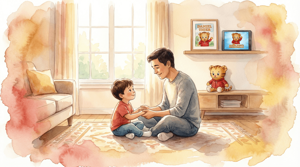 Illustration for Daniel Tiger's Coping Strategies: Teaching Anxious Kids to Navigate Big Feelings
