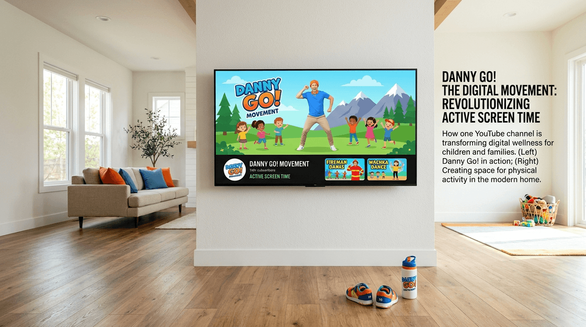 Illustration for Danny Go Movement Breaks: Best YouTube Videos for Kids