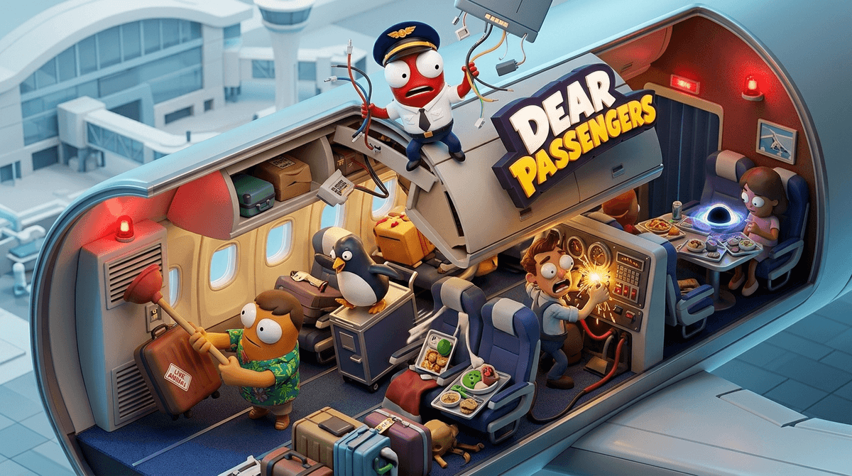 Illustration for Dear Passengers: A Parent’s Guide to the World’s Worst Airline