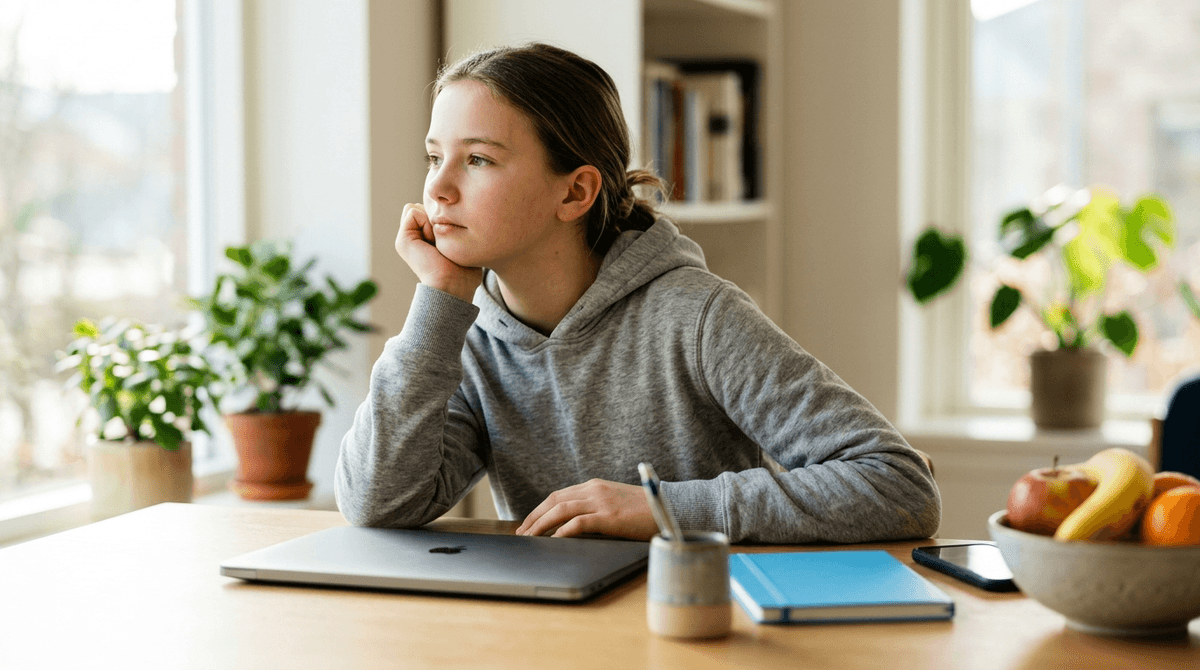 Illustration for Teen Depressive Symptoms Predict Future Unhealthy Habits Not the Other Way Around