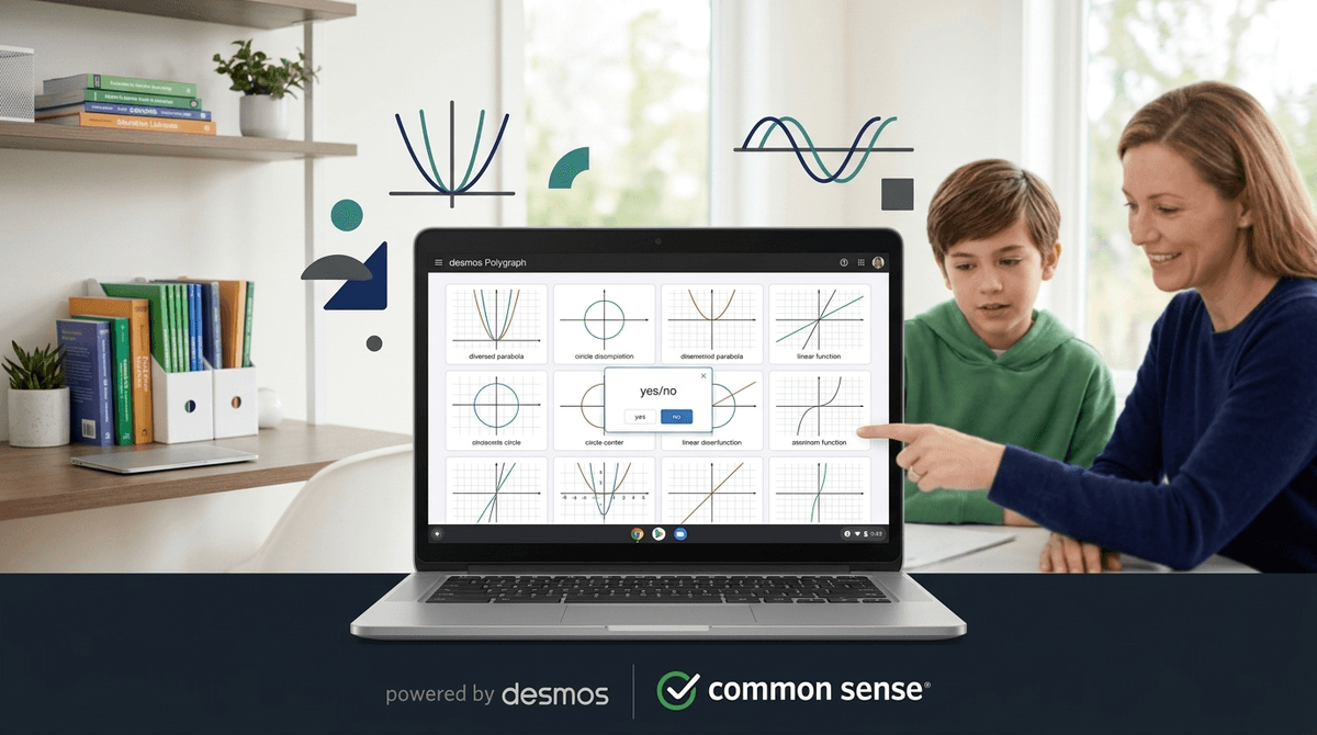 Illustration for Desmos Polygraph: The 'Guess Who' of Math Class