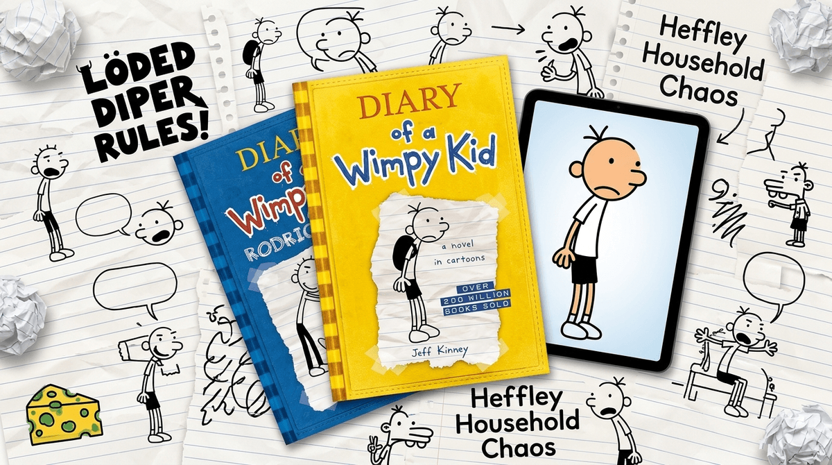 Illustration for Is Diary of a Wimpy Kid a Bad Influence? Parents Guide