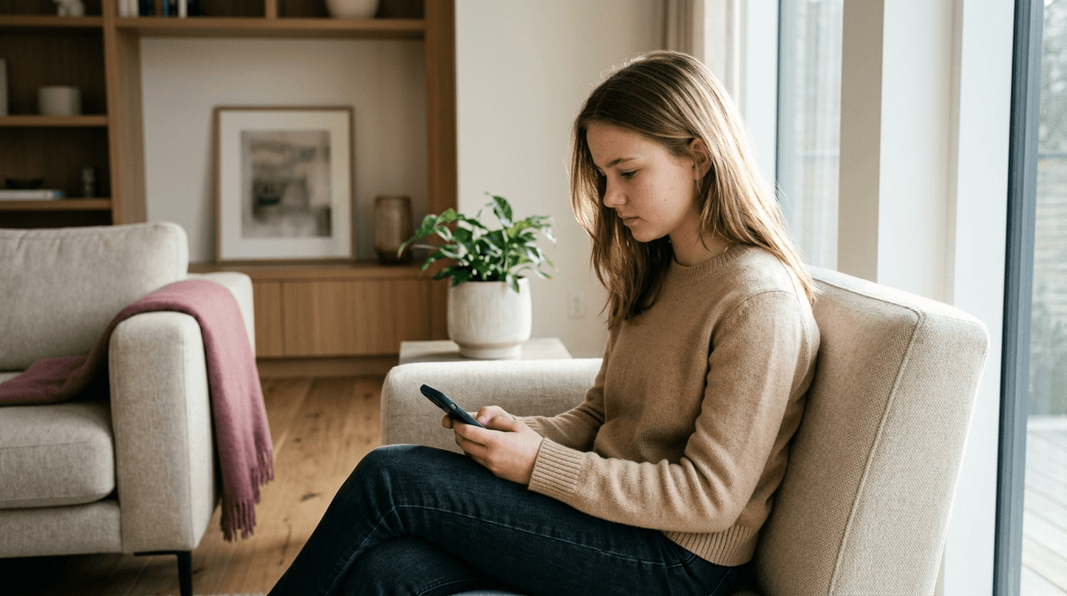 Illustration for Digital Beauty Filters Fuel Real-world Social Anxiety in Teen Girls