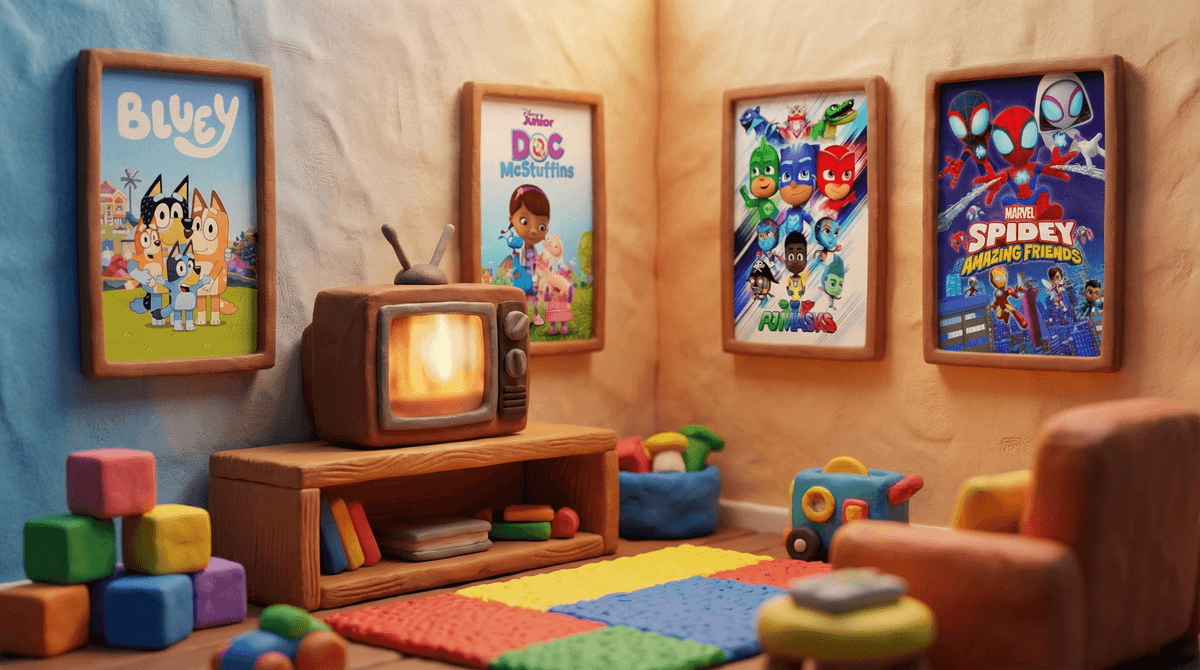 Illustration for Disney Junior Shows Ranked: Which Ones Are Actually Worth Your Toddler's Screen Time