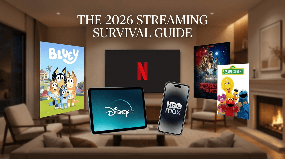 Illustration for Disney+, Netflix, or Max? The 2026 Family Streaming Survival Guide