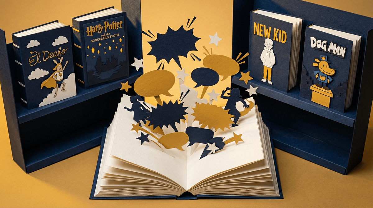 Illustration for Do Comics and Graphic Novels Count as Reading?