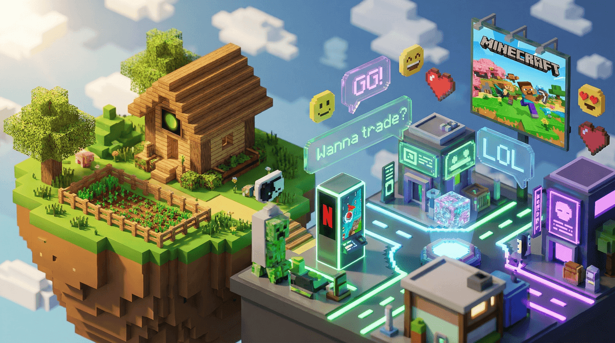 Illustration for Does Minecraft Have In-Game Messages? What Parents Need to Know About Chat Safety