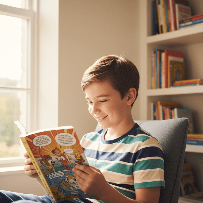 Illustration for The Dog Man Craze: Why Graphic Novels Are Not 'Cheating' at Reading