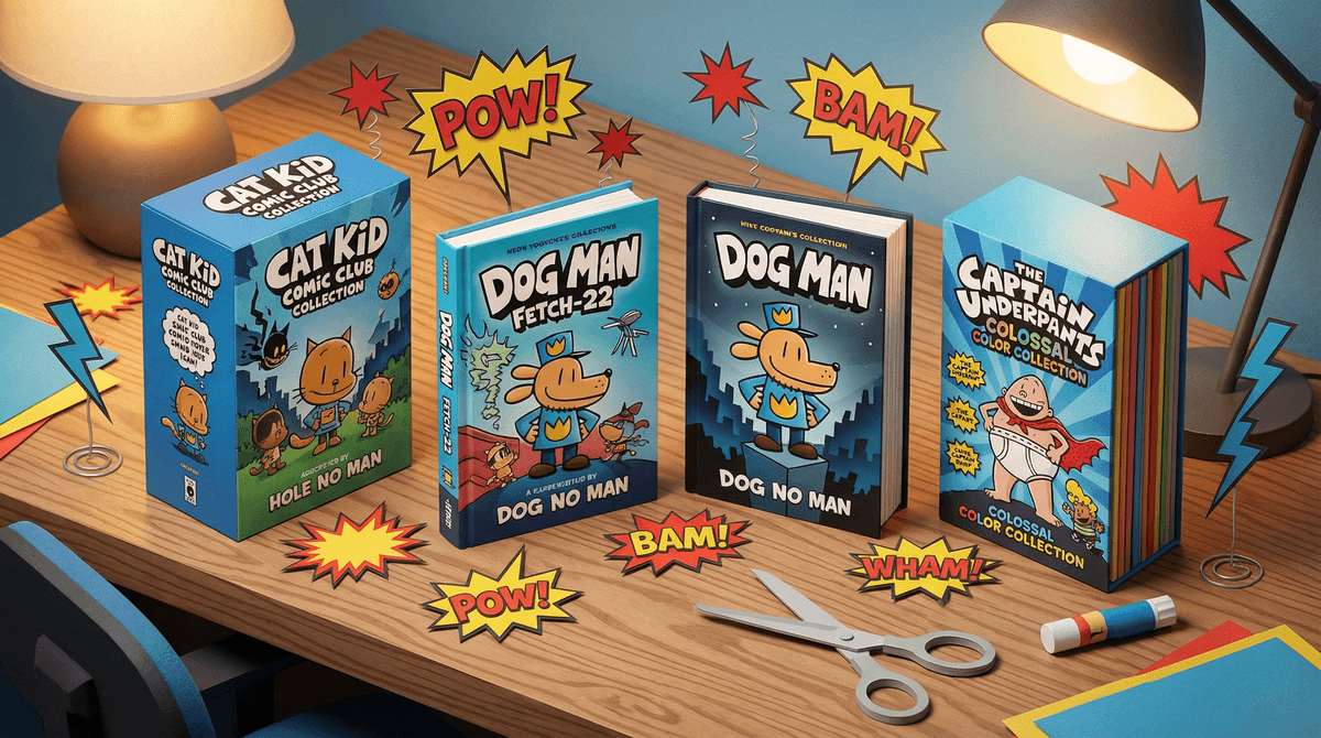 Illustration for Dog Man Books: What Parents Need to Know About Dav Pilkey's Graphic Novel Phenomenon