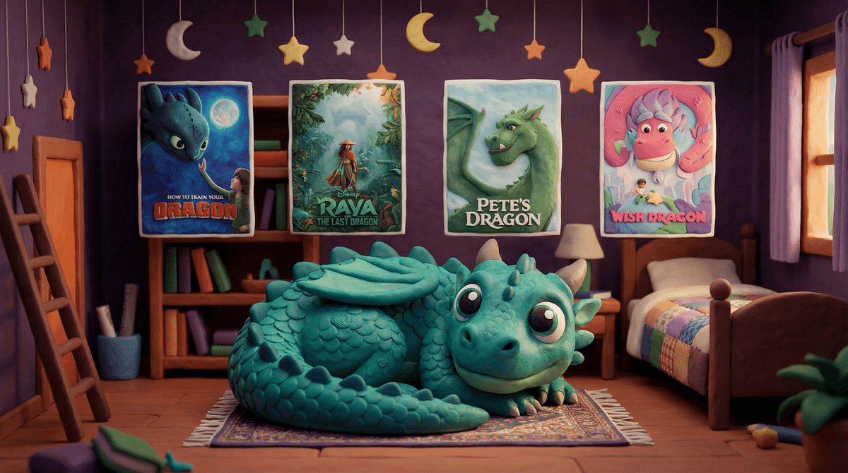 Illustration for Dragon Movies for Kids: 12 Best Rated Films for All Ages