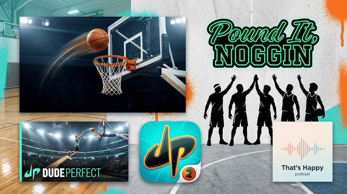 Illustration for Pound It, Noggin: A Parent’s Guide to Dude Perfect