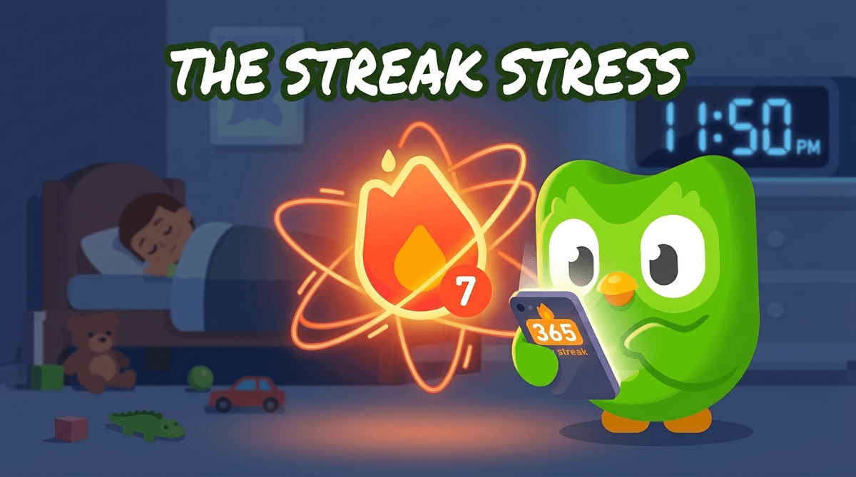 Illustration for Duolingo Streaks and the 'Loss Aversion' Trap: A Parent’s Guide