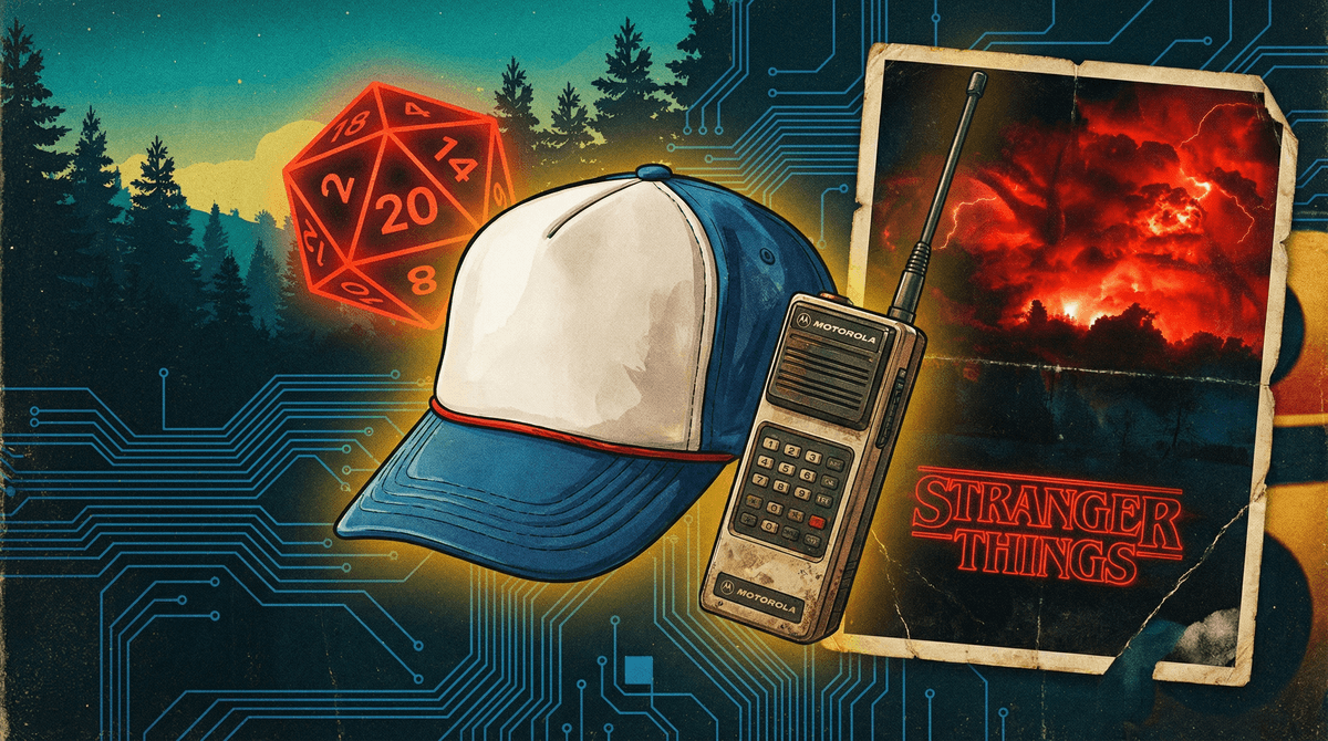 Illustration for Dustin from Stranger Things: A Parent's Character Guide