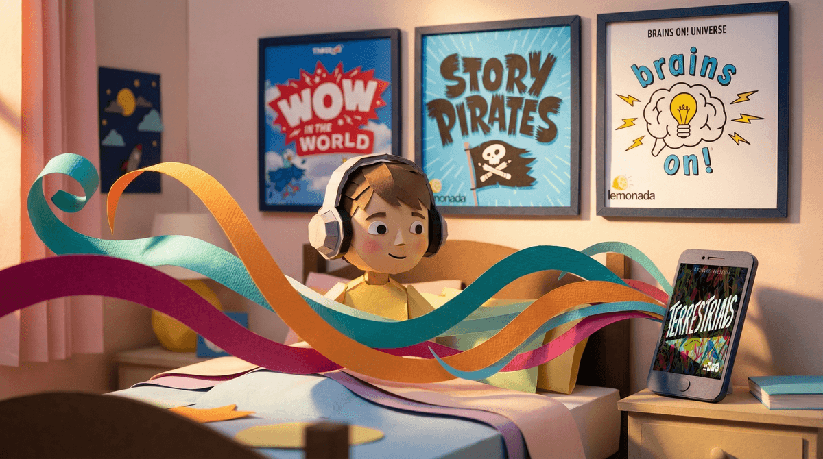 Illustration for Educational Podcasts for Kids and Teens: A Parent's Guide