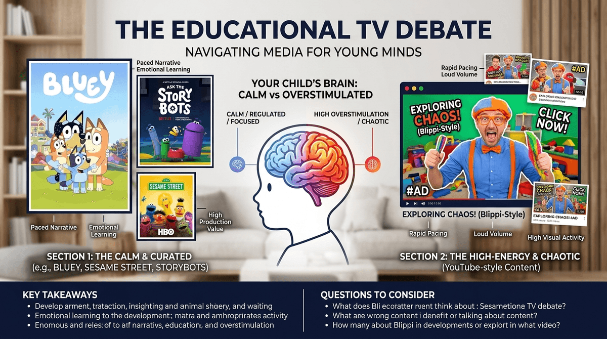 Bluey, Blippi, and the 'Brain Rot' Debate: A Guide to Educational TV