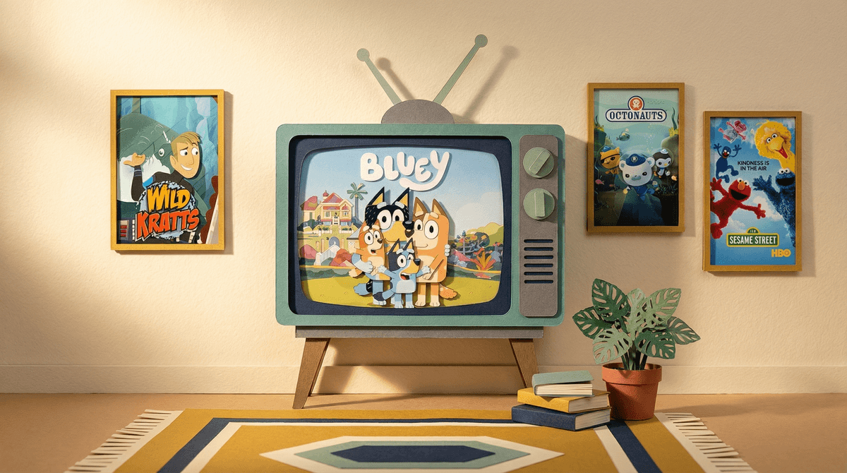 Illustration for Educational TV for Kids: What Actually Teaches and What Just Entertains