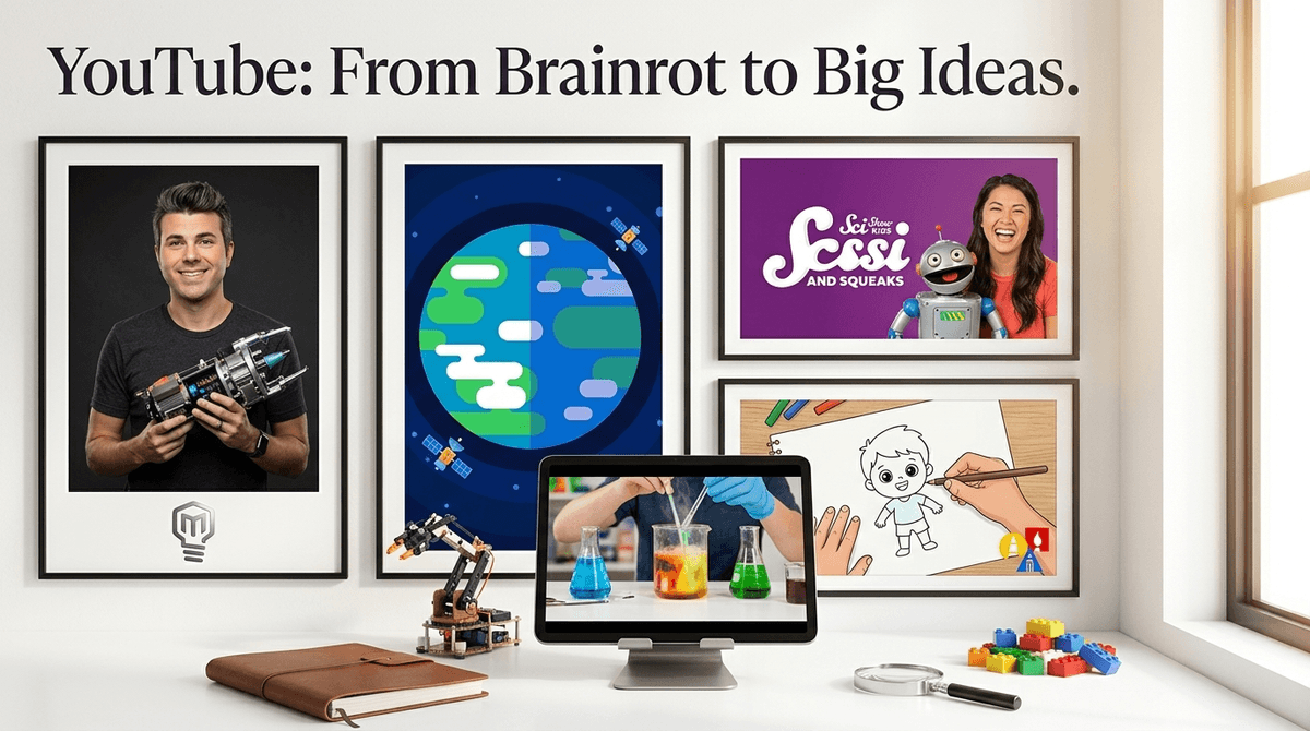 From Brainrot to Big Ideas: The YouTube Channels Actually Worth Their Screen Time