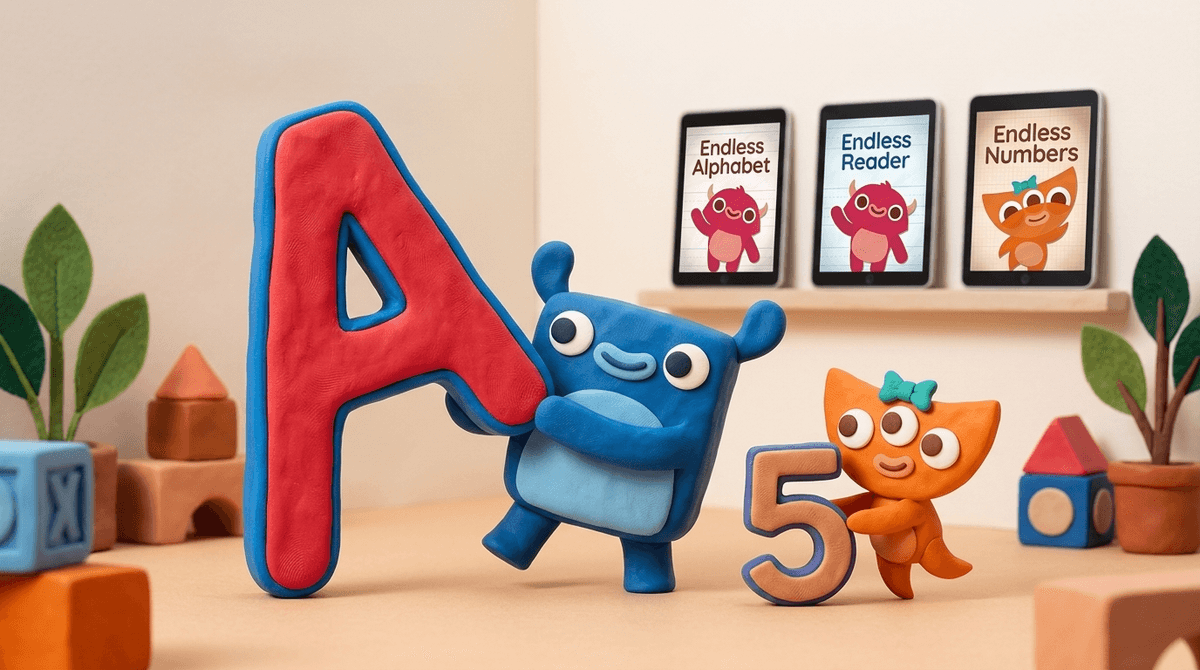 Illustration for Endless Alphabet App: Why Kids Love Words Like Gargantuan