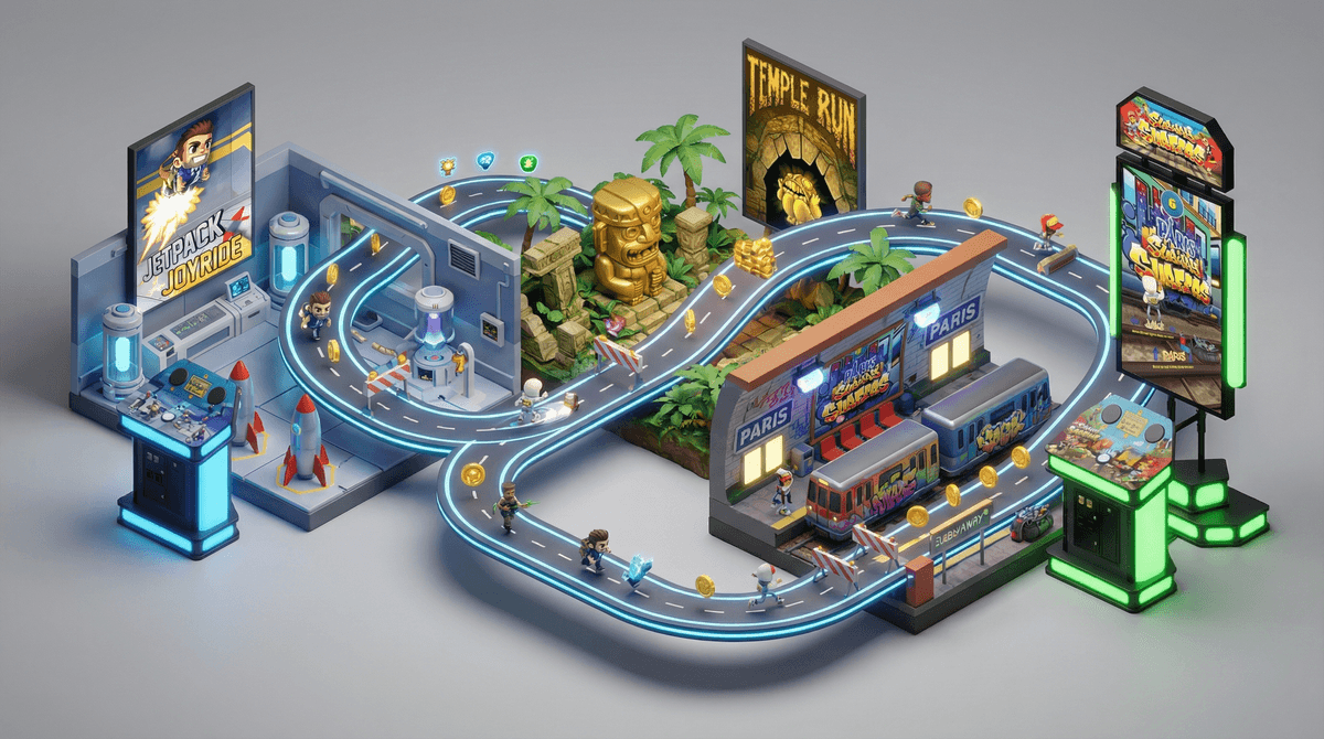 Illustration for Endless Runner Games: Are They Harmless Fun or Designed to Hook Your Kid?