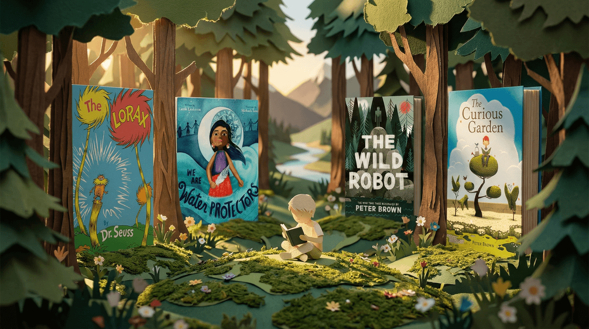 Illustration for Environmental Books for Kids: Building Eco-Warriors One Story at a Time