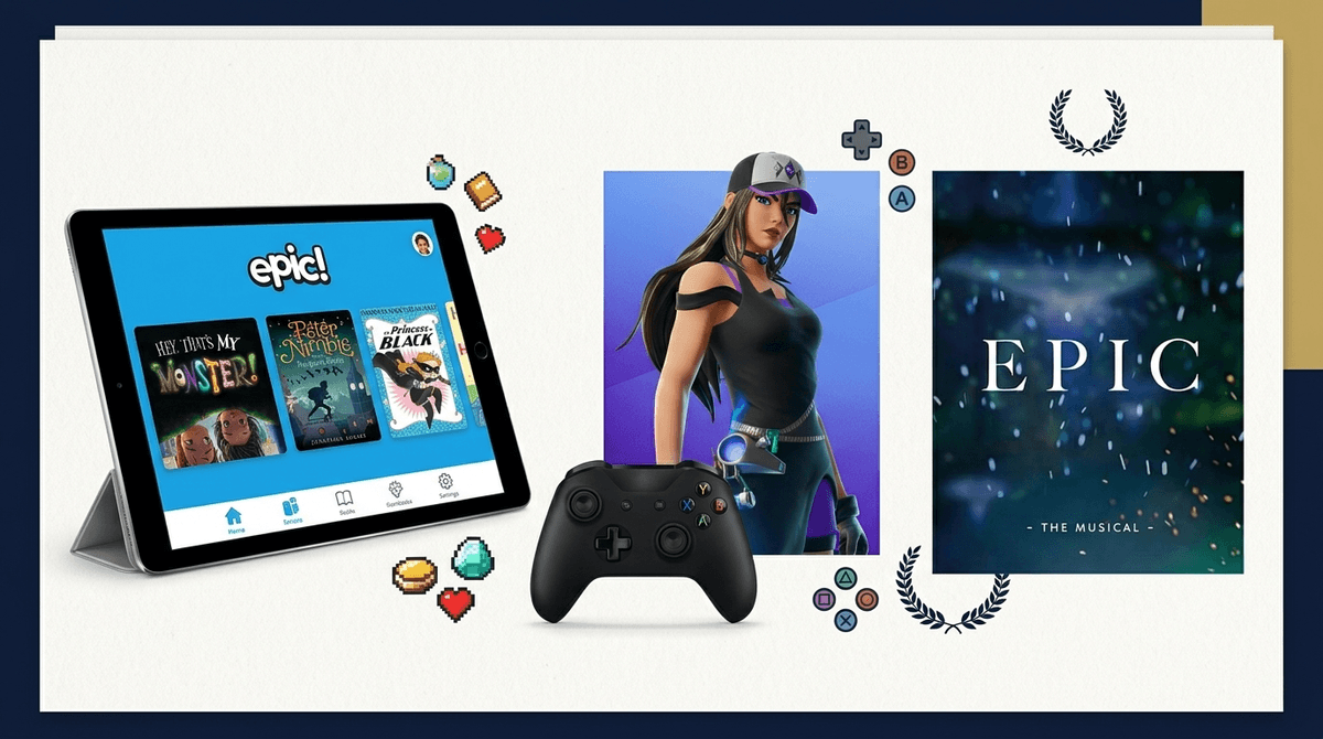 Illustration for Epic: A Parent's Guide to the App, the Games, and the Viral Musical