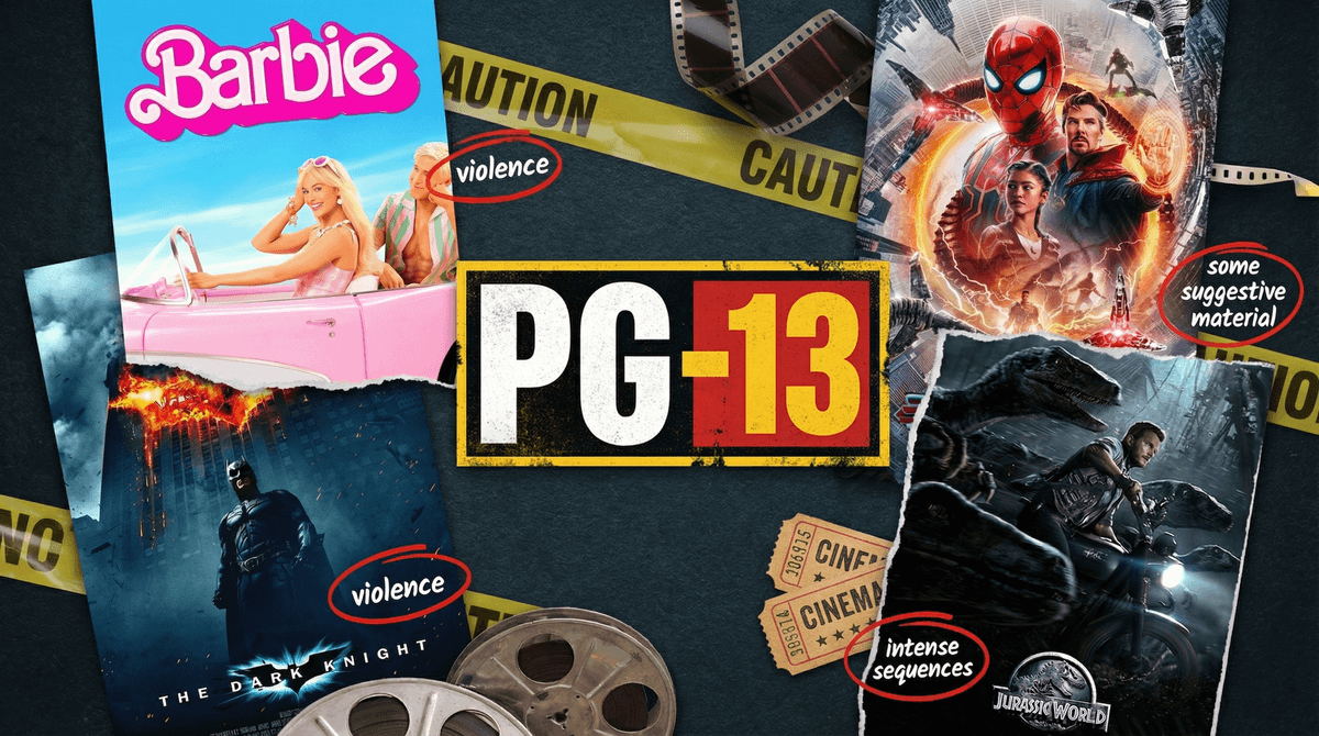 Illustration for PG-13 Movie Rating Meaning: What the MPAA Allows in Films