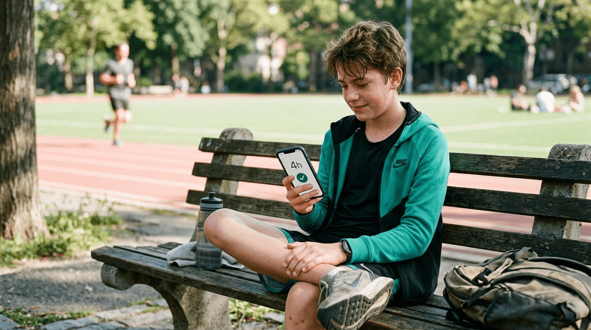 Illustration for Strategic Exercise and Four-hour Screen Limits Protect Child Brains