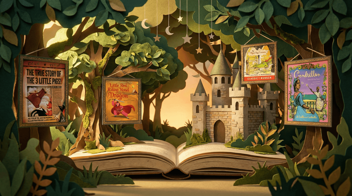 Illustration for Fairy Tale Books for Kids: Timeless Stories in a Digital Age