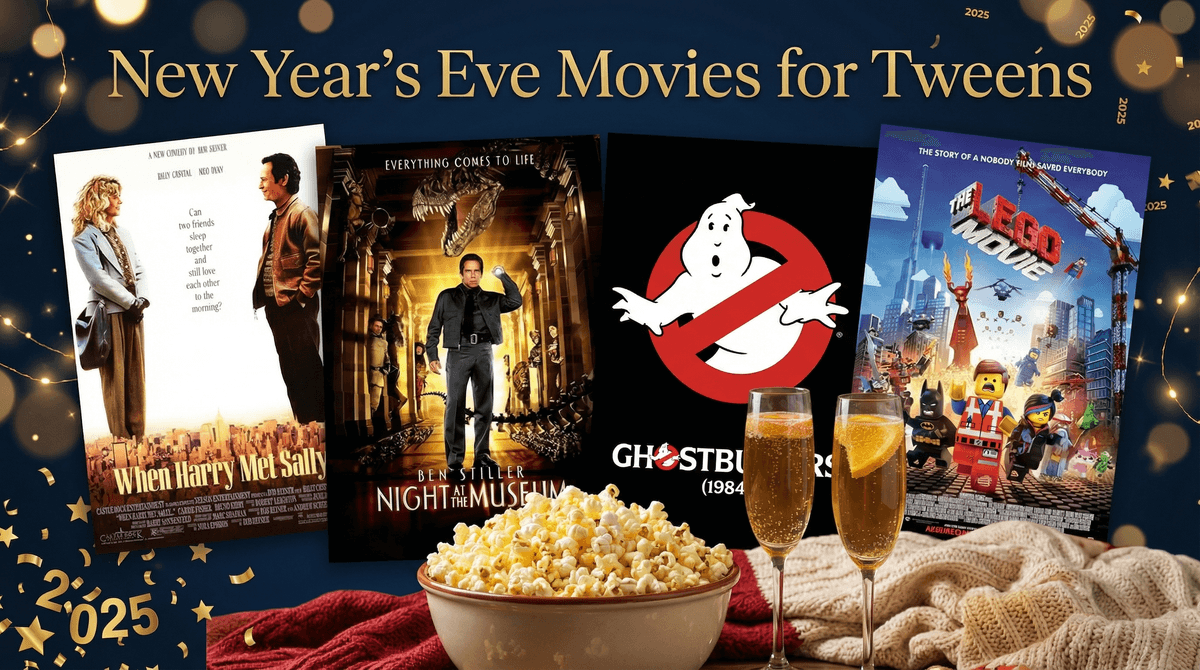 Ring in 2026: Safe, Fun New Year's Eve Movies for Tweens