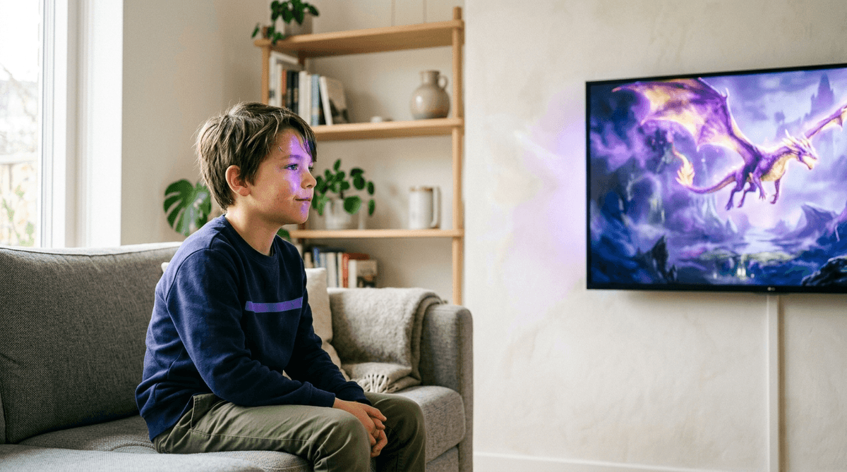 Illustration for Fantasy Television Does Not Impair Focus in Young Children