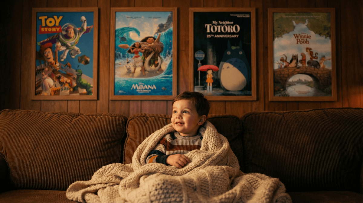 Illustration for First Movies for Little Kids: A Parent's Guide to Screen Debuts