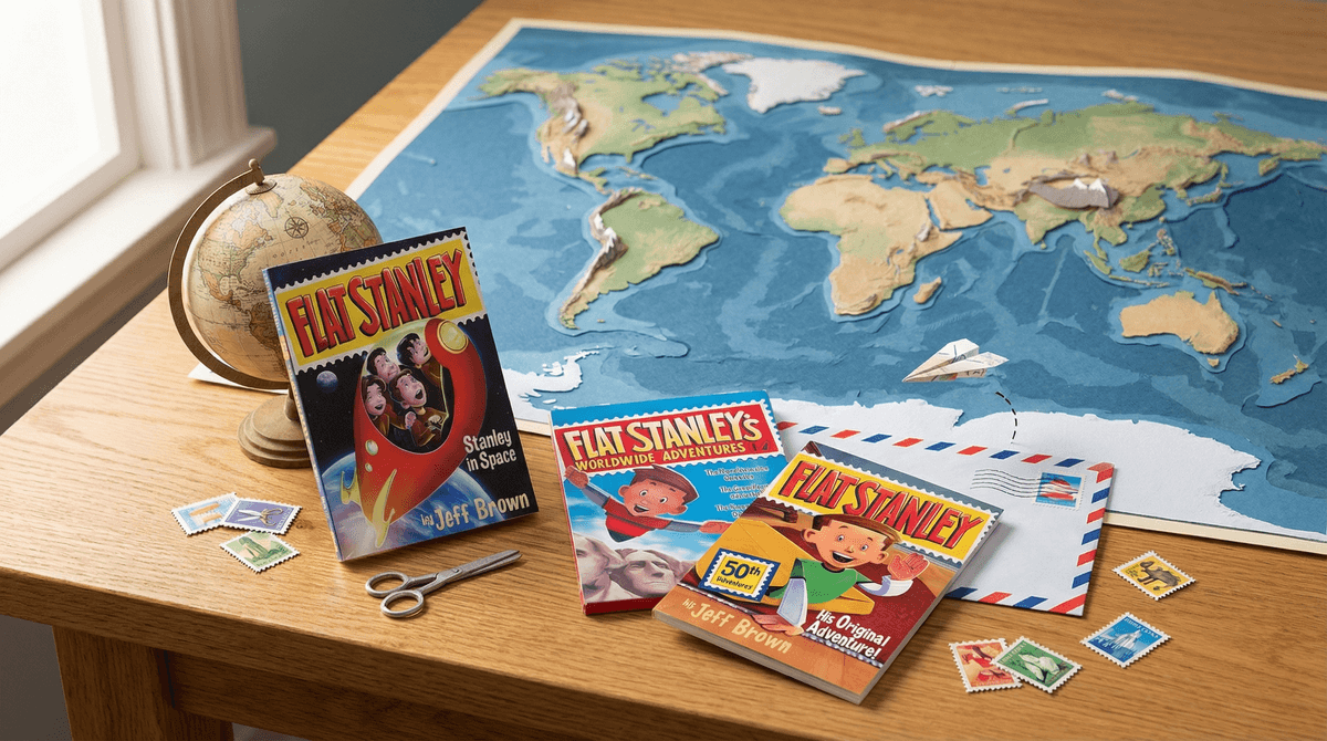 Illustration for Flat Stanley: How a Classic Book Inspires Real-World Connection