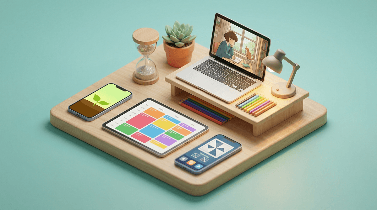 Illustration for Focus Help for Kids: Apps, Strategies, and What Actually Works