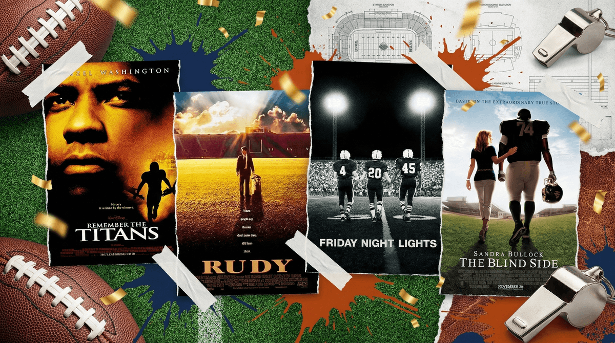 Illustration for Friday Night Lights: The Best Football Movies for Family Movie Night