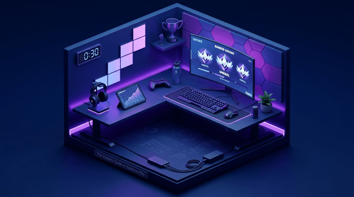 Illustration for From Bronze to Unreal: Navigating the High-Stakes Pressure of Fortnite’s Ranked Mode