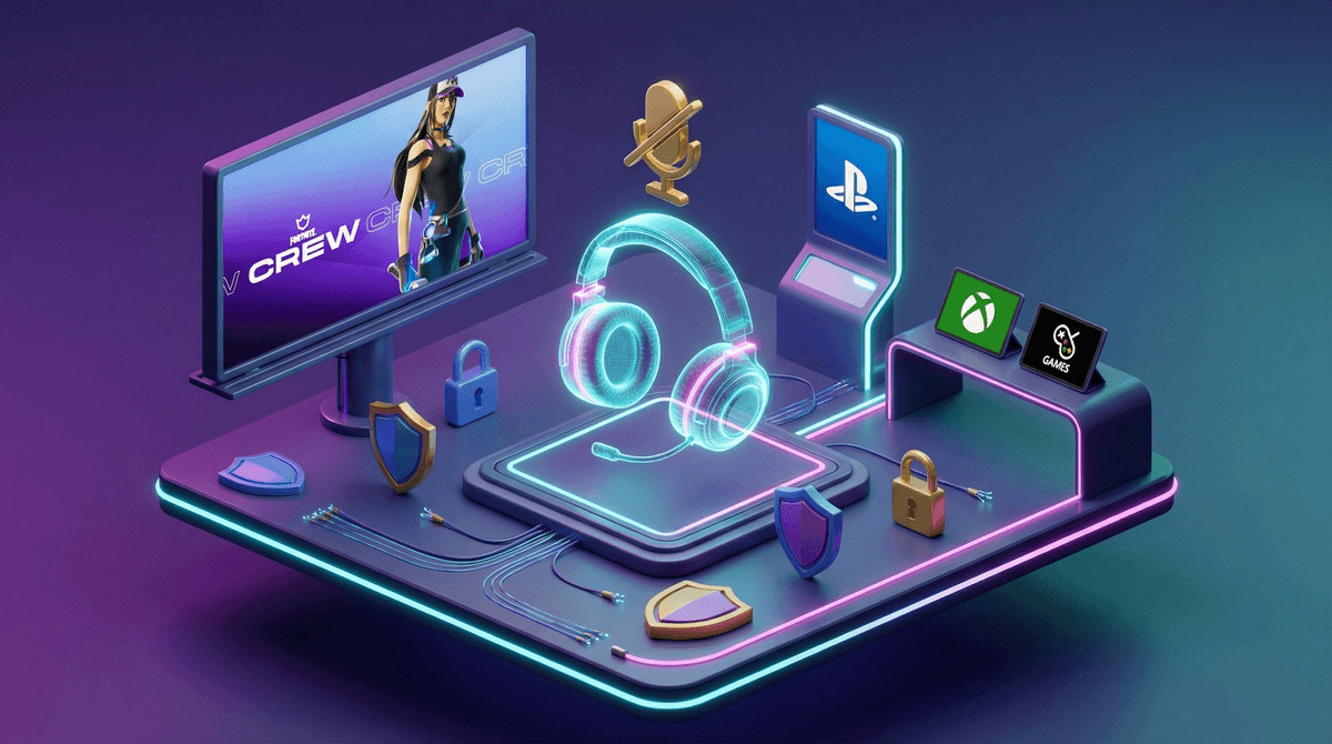 Illustration for Fortnite Voice Chat Safety Settings: A Parent's Guide