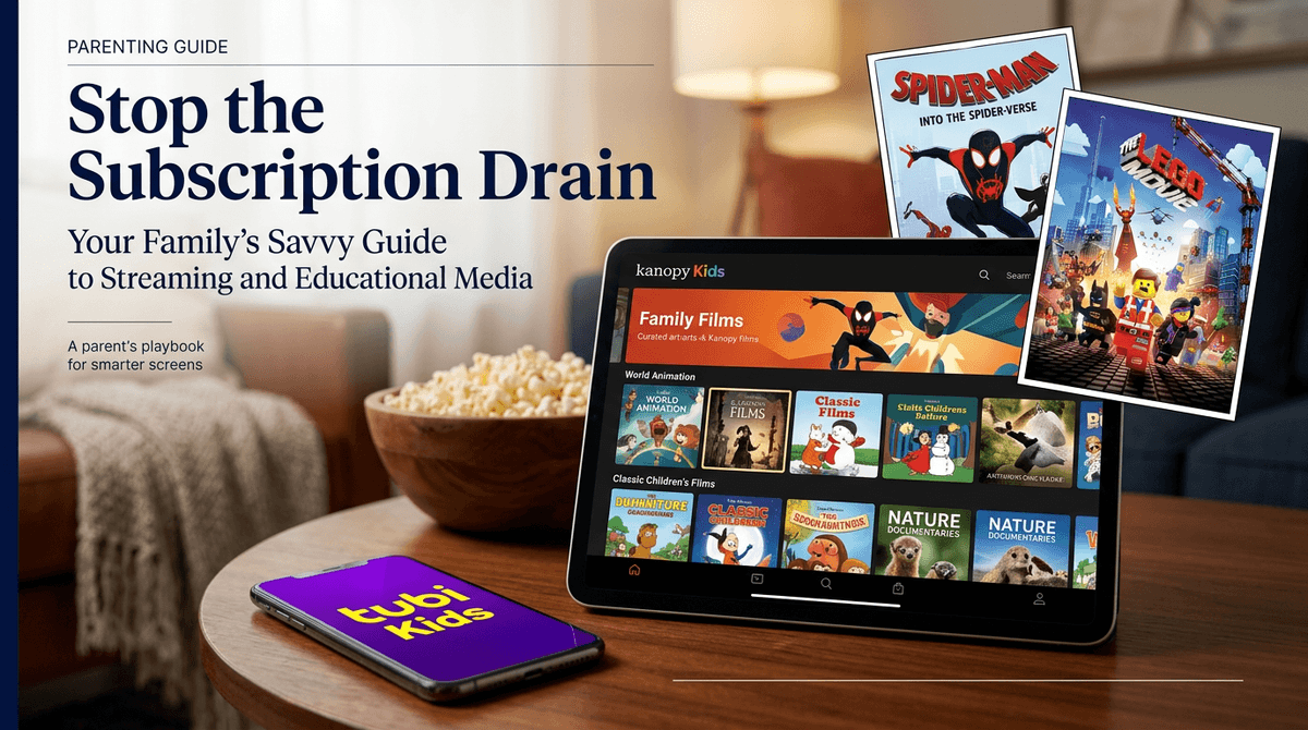 Illustration for Safe Streaming Services for Kids: Pluto TV and Tubi Reviewed